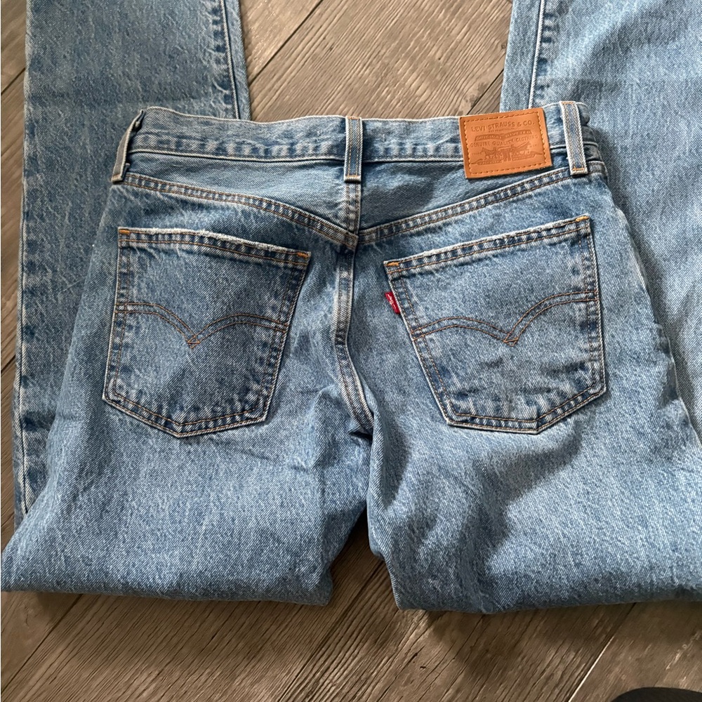 Levi's Light Blue Straight Leg Jeans